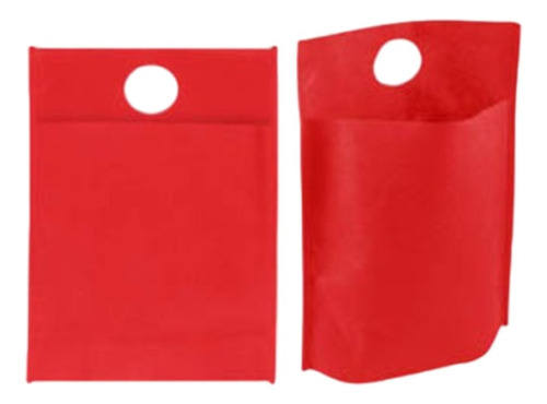 Bolsas Tnt 28x21 Cm De Auto Para Sublimar (3 Unidades) Color Rojo