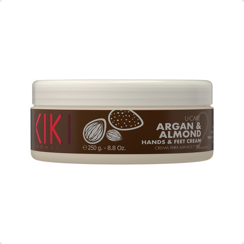 Kiki Pro Nails Crema Para Manos Y Pies Argan & Almond 250g
