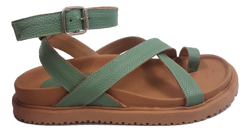 Sandalias Estilo Griegas De Cuero De Mujer Sgr16