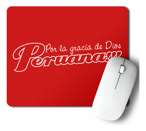 Mouse Pad Peruana  (d0511 Boleto.store)