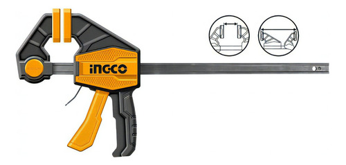 Prensa Rapida Autoajustable 24  135kg Ingco