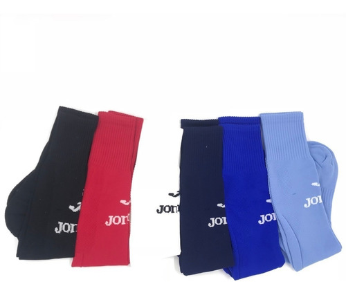 Imagen 3 de 10 de Par De Medias Joma Fútbol Deporte Profesional Hombre Mujer Colores Recreativo Resistente Precio Mayorista Tienda Rupless