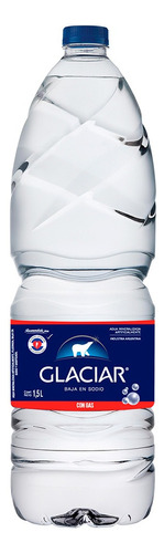 Agua Mineral Glaciar -con Gas- X 1.5 L  