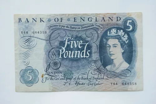 Cedula 5 Five Pounds England