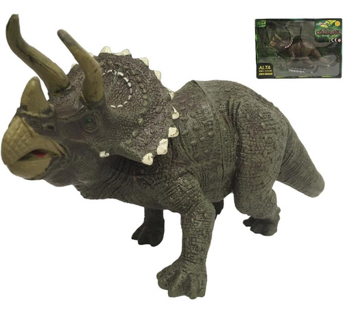 Dinosaurio 25 Cm Rex Triceratops Cuello Largo Juguete Niño