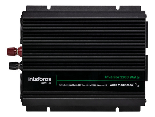 Inversor De Tensão 1100w Imv 1101 24vcc P/ 127vac Intelbras