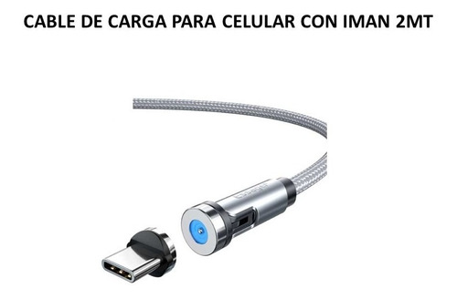 Cable De Carga Para Celular Con Iman 2mt