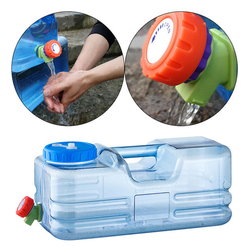 Contenedor De Agua De Gran Capacidad Cubo Con 10l 40x20x18cm