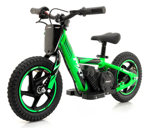 Bicicleta Elétrica Equilibrio Mxf Aro 12 E Biker Cor Verde