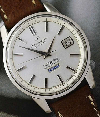 Relogio Seiko Automatico Weekdater Seikomatic