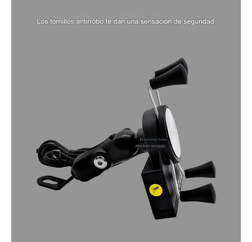 Audio Bluetooth Impermeable Para Moto Fm Mp3 Anti-