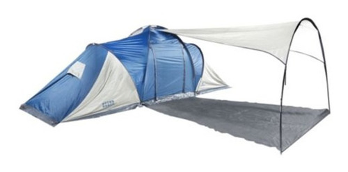 Carpa 9 Personas 3 Dormitorios Doble Techo Living + Bolso 