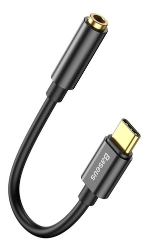 Cabo Adaptador Áudio Usb-c To P2 3.5mm P/ Samsung Mi Baseus