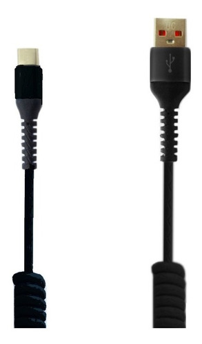 Cable Usb Micro 5 Pin/ Espiral / 1.2 Metros / 3 Amp.