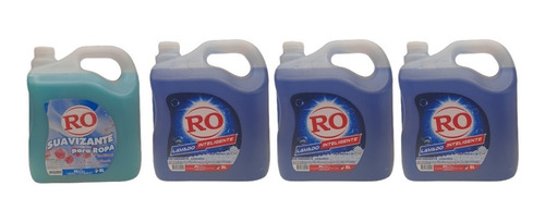 Detergente 3 Ro Azul + 1 Suavizante Ro   20 Ltrs.