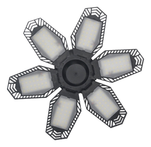Qw Luz De Garaje Led Deformable De 100 W Con 6 Paneles,