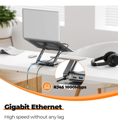 Tobenone Usb C Laptop Docking Station Soporte Para Macboo...