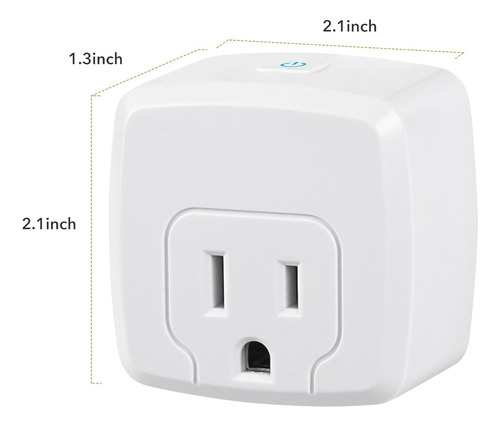 Enchufe Inteligente Hbn Mini 15a, Enchufe Inteligente Wifi Q