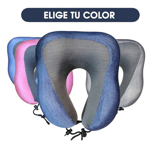 Imagen 3 de 4 de Cojín Cervical Para Viaje Almohada