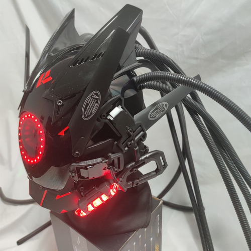 Máscara Cyberpunk De Pipe Dreadlocks For Cosplay, Máscara E
