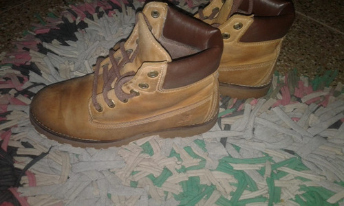 Botas N*34 Marca Timberland Marron Combinadas