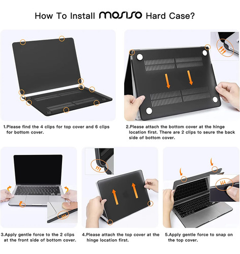 Carcasa Para Macbook Air M2 15.3 2023 A2941 Transp Goforit
