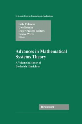 Libro Advances In Mathematical Systems Theory : A Volume ...