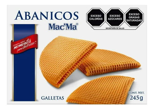 Galletas Mac´ma Abanicos 245 G
