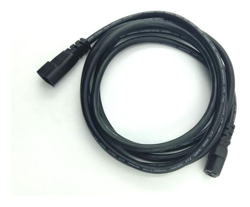 Imagem 3 de 3 de Cabo De Força Ext. Iec C13 F X C14 M 12awg 3mts 10a