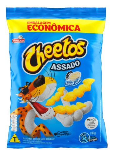 Salgadinho Cheetos Onda Sabor Requeijão 280g Elma Chips