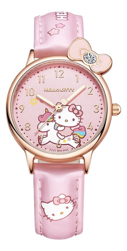 Reloj Infantil Original Y Genuino De Sanrio Hello Kitty Quar