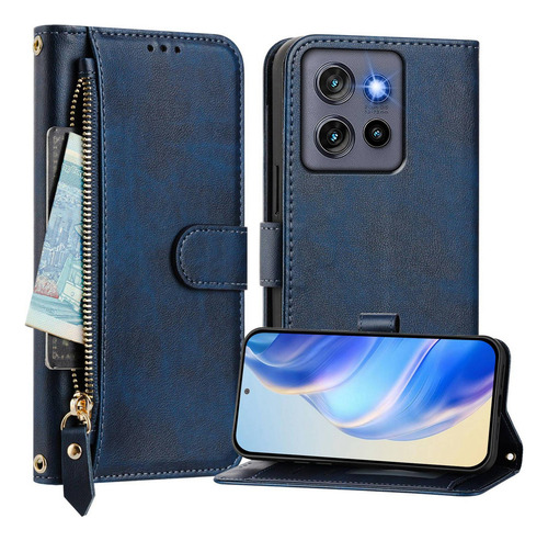Funda De Piel Tipo Cartera Para Teléfono Inteligente Honor X8 X8a X8b X8c