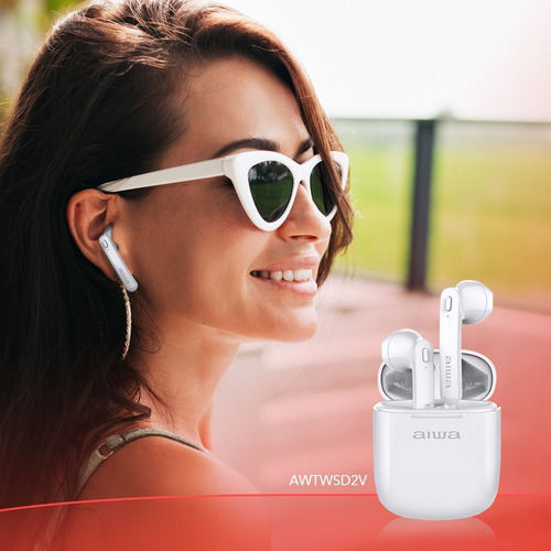 Imagen 7 de 7 de Audífono Aiwa Awtwsd2v Bluetooth 5.0 Estéreo True Wireless