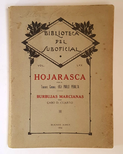 Hojarasca / Burbujas Marcianas, Pablo Peralta, 1934