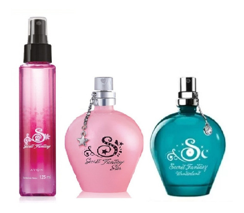 Set De 3 Fragancias Secret Fantasy Avon Envío Gratis