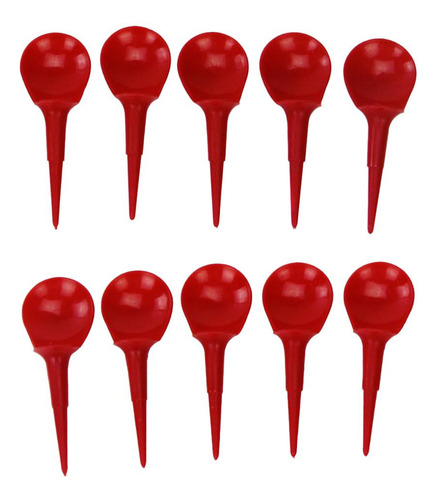 10 X 10 Piezas De Plástico Novedad Anti-slice Tees Para