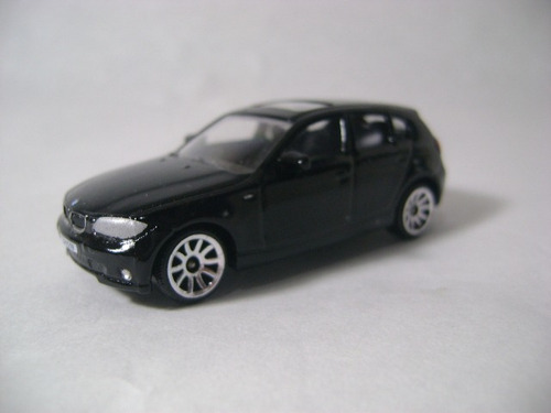 Imagen 2 de 10 de Nico Bmw Serie 1 Negro A-244 Majorette Escala 1/58 (mjr 18)
