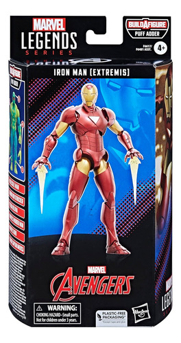 Figura Marvel Legends Series Iron Man Extremis Hasbro F6617