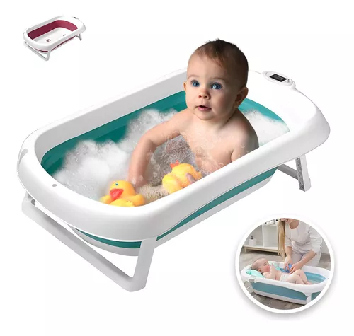 Bañera Plegable Con 2 Cojín Antideslizante,Tina Para Baño Bebé  Portátil,Piscina para Bebés Antideslizante - Sangkee México Envíos Rápidos  y Seguros