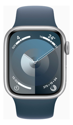Reloj Smartwatch Apple Watch Series 9 41mm Mr9e3 Silver Ml