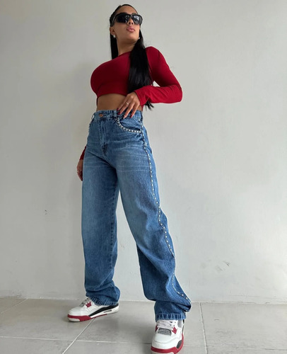 Las Locas Jeans Mom Stell Original 100%
