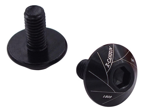 2 X 2 Piezas De Perno De Jaula De Botella De Agua De Negro .