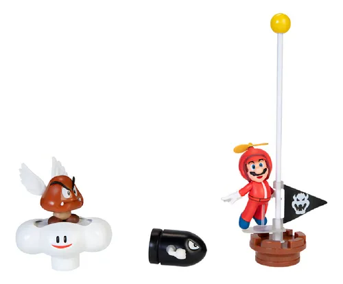 Super Mario Set Diorama Nuebes Nintendo