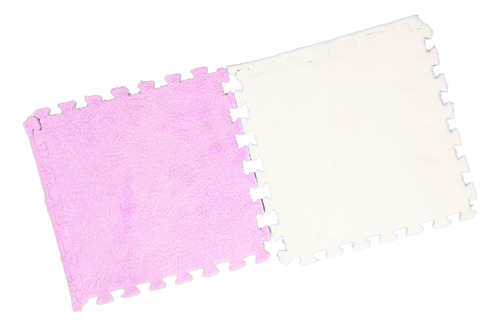 Alfombrilla De Felpa Gruesa Entrelazada, 10 Unidades, Espuma