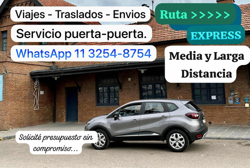 Remis Traslados Viajes / $700xkm / Solo Larga Distancia