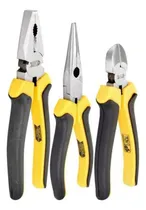 Comprar Kit Jogo 3 Alicates 1 Universal 1 De Corte 1 Bico Meia Cana