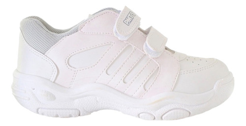 Zapatillas Plumitas Colegial (33-37) Bottinno Blanca Y Negra