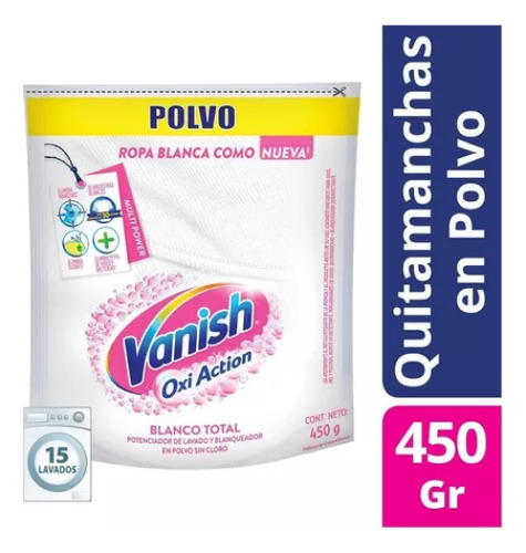 Vanish Oxi Action Polvo Blanco Doypack X 450gr