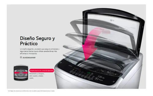 Lavadora Automática LG Wt17wpbk /17kg
