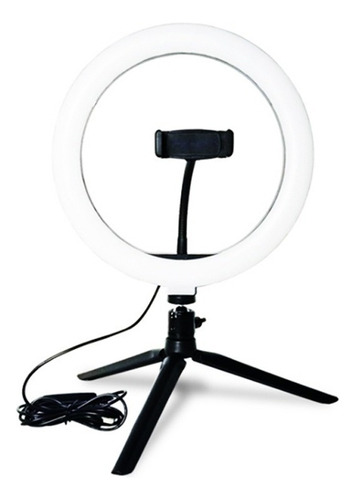 Lámpara Led Ring Light Studio Photo Video Ajustable Con Tríp